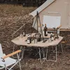 Kampmeubilair Multifunctionele splitsbare klaptafel Outdoor Camping Combinatie voor vrije tijd Draagbare minimalistische lichte tuin