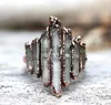 Cluster Rings Irregular Rock Wrapped Vintage Ring Drop Oil Quick Sale