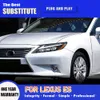 Lexus ES ES300 ES250 LED 헤드 라이트 13-14 동적 스 트리머 회전 신호 표시기를위한 CAR 헤드 램프 DRL 주간 연주 조명