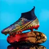 Męskie buty piłki nożnej hurtowe profesjonalne korki do piłki nożnej FG Oddychane sportowe buty piłkarskie trampki Drop wysyłka unisex
