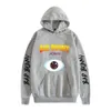 Singer bad Bunny's surrounding clothes are fashionable and simple casual sports men and women's hooded jacket is new