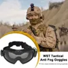 Óculos de paintball lentes transparentes airsoft óculos de proteção para proteção ocular resistente a arranhões de ventilador Eyewear 231227