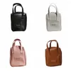 Cosmetic Bags Letter PU Leather Bag Ins Zipper Shell Shape Travel Wash Large Capacity Korean Style Makeup Pouch Outdoor