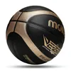 Mężczyźni stopione piłki do koszykówki Oficjalne rozmiar 7/6/5 Materiał PU Wysoka jakość na zewnątrz halowy sport
