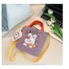 2024 Autumn New Cute Rabbit Korean Version Versatile One Shoulder Diagonal Straddle Simple and Fashionable Women's Bag