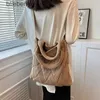 Bolsos de hombro para mujeres diseñador de tejido de crochet carteras de bolso de lujo bolso chicas bolso bolso femenino compras de veranoblieberryeyes