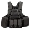Backpack Steel Wire Ghost Camouflage Tactical Vest CS Field Protection Equipment Amphibious Model Combat