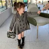 Girls Baby's Kids Coat Jacket Outwear Cotton Formal Spring Autumn Overcoat Top High Quality Uniforms Children's Clothing 231227