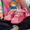 SHANPA Pink Bat Scarpe sportive da donna Piattaforma Comode sneakers casual Kawaii Scarpe da skateboard traspiranti da donna atletiche 231227