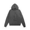 Design loose hoodie of autumn and winter tops with casual fashion hip hop wind blast street hoodie bullet screen letter printing fashion brand men and women with