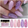 MEET ACROSS Dip Powder Nail Kit 5g Pastel Glitter Dipping Powder Starter Set for DIY Nails Art Decorations Manicure Natural dry 231227