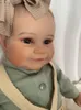 50CM Lifelike Reborn Baby Dolls Maddie Girl Silicone Vinyl born 3D Skin Visible Veins DIY Toys Christmas Gift For Girls 231227