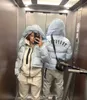 Giacca trapstar da uomo Giacca invernale Trapstar London Puffer Cream Donna Felpa con cappuccio rimovibile Cappotto ricamato Cappotto trapstar High Street UK G2