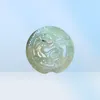 China Xiu Jade Stein geschnitzt Fu Foo Hund Lion Amulets Langlebigkeit Glück Jade Pendant4818607