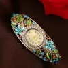 Kadınlar Barkly Crystal Çiçek Bileklik Kolluluğu Çok Fonksiyonlu Su Geçirmez Kuvars Saat Moda Dayanıklı Lüks Saatler Reloj 231226