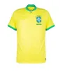 2023 Brésil VINI Jr. Maillot de football Brésil CASEMIRO 22 23 Équipe nationale G.Jesus P.Coutinho Domicile Hommes Enfants Kit L.Paqueta T.Sia PELE