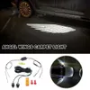 Novo anjo asas lideradas por porta de carro Luz branca azul azul vermelho cor verde projetor Ange LED Carpet Puddle Light Underglow Fit todos os carros Bosclear