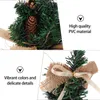 Christmas Decorations Tree Mini Decor Xmas Ornaments Adornment Table Supplies Window Display Pvc