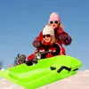 Snow Sledge Kids Heavy Duty Sleigh Rope Adults Ski Boat Board Outdoor Winter Sliding Boat Board Toboggan 231227