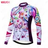 MLC Shirt per asciugatura rapida Bike Summer Maniche lunghe Cicling Top Ropa Ciclismo Women's Jersey traspirante MTB 231227