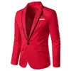 M-5XL Men's Blazer Color Matching Slim Fit List Suit Suct Stack