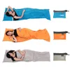 Tomshoo 70*210 cm Portable Sleeping Bag Outdoor Travel Camping Vandring Polyester Pongee Frisk sovsäckfoder med örngott 231227