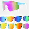 2023 Original Pits VIPERS Sport Google TR90 Lunettes de soleil polarisées pour hommes / femmes Lunettes coupe-vent en plein air 100% UV Lentille miroir cadeau42