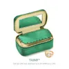 Taimy Velvet Jewelry Ring Board Tiny Portable Travel Jewelry Box Mini Mirror Boîtes Boîtes de bijoux personnalisés personnalisés personnalisés 231227