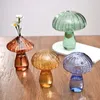 Vase de champignons Verbe Verbe Vases Transparent Bouteille pour décoration Fleurs Hydroponie Plant Pot Room Decor 231227