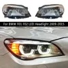 Car Styling Lighting Front Lamp Daytime Running Light Dynamic Streamer Turn Signal Indicator For BMW F01 F02 740i 730i 735i LED Headlight 09-15