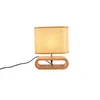 테이블 램프 단단한 목재 침실 침대 램프 램프 현대 가정 장식 책상 Hessian Linen Lampshade AU/EU/UK/미국 플러그 AC85-265V