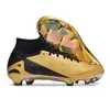 Mens meninos mulheres sapatos de futebol IX Elite FG Mens botas de futebol de tornozelo alto formadores de malha chuteiras tamanho 35-45EUR