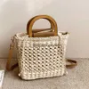 Paglie di borse a tracolla per donne 2023 Summer Weven Rattan Bag Er Beach Boemia Tote Designer Luxury Borse PurseblieBerberryEyes