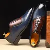 Dress Shoes Oxfords For Men Fashion Business Casual Party Bankiet Daily Retro rzeźbiony koronkowy buty Brogue Brytyjski styl