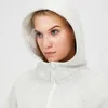 LU Scuba Hoodies Full Zipper Outdoor Leisure Sweater Gym Clothes Women Tops Workout Fitness Loose Thick Yoga Jackets Exercise Running Hooded Coat
