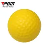 10pcs PGM Żółte piłki golfowe lekkie praktyka treningowa wewnętrzna lub na zewnątrz golf gąbki gąbki elastyczne PU Foam Miękkie kulki Q008 231227