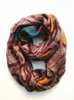 Scarves Fashion Ring Women's Scarf For Lightweight Geometry Print/Solid Color Mixture Shawl Infinity Spring Summer Season