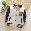 Spring Autumn Baby Girls Boys Clothes Children Cotton Cartoon Jacket Toddler Fashion Sports Costume Infant Kids Sportswear 231226