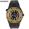 Top Audemar Pigue APF Factory Swiss Watch Royal Oak Mens Mechanische Armbanduhr Offshore Bartorelli Bronze Black 45 mm 15702au WN-3Vbrubp1