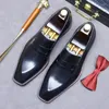 Dress Shoes Italian Handmade Design Business Formal For Men Genuine Leather Loafers Slip On Flats Small Square Toe Soft Moccasins