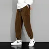 Automne hiver velours côtelé pantalons de survêtement hommes Baggy Joggers mode Streetwear lâche décontracté sarouel grande taille 8XL 231226