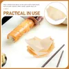 Ensembles de vaisselle 100 PCS Sushi Boat Bowl Jetable Vaisselle en bois Snack Conteneurs Plateau Desserts