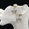 Boucles d'oreilles en cristal de perle rétro