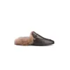 Designer shoes Rabbit Flat Bottom Plush Plush Man Half Muller Shoes Women's Autumn/Winter Furry slipper 555Kl