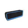 Högtalare Mini Portable Bluetooth -högtalare EBS308 Wireless Metal Mesh Colorful Frame TF Card och USB Source Gadget Gift Music Player