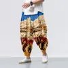 Pantaloni da uomo Natura e montagne Streetwear Cargo oversize Abbigliamento uomo Harajuku Jogging casual Pantaloni larghi Hip Hop Uomo