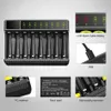 AA Battery Charger Intelligent 8-slot Smart Charging for 1.2V AAA Ni-MH Batteries, With Overcharging and Overheating Protection