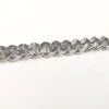 Kedjor 8mm 18-30 tum herr halsband kubansk trottoarkedja rostfritt stål smycken gåvor till far make pojkvänner