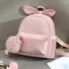 Mochilas escolares infantis, mochila pequena fofa para crianças meninas veludo bolsa de viagem para bebês