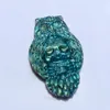 Natural Crystal Stone Labradorite Carving Skull Owl Quartz Crystal Gemstone Quartz Crystal Manual Carving Gift